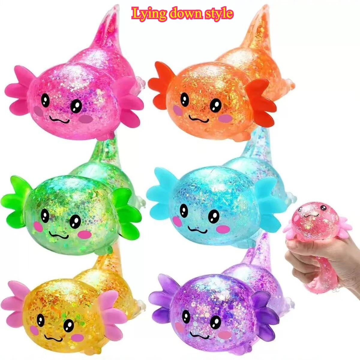 Little Dragon Squeezing Toy Blind Box, Cute Slowly Ascending with Soft Squeezing Sensory Toys and Adult Pressure Balls