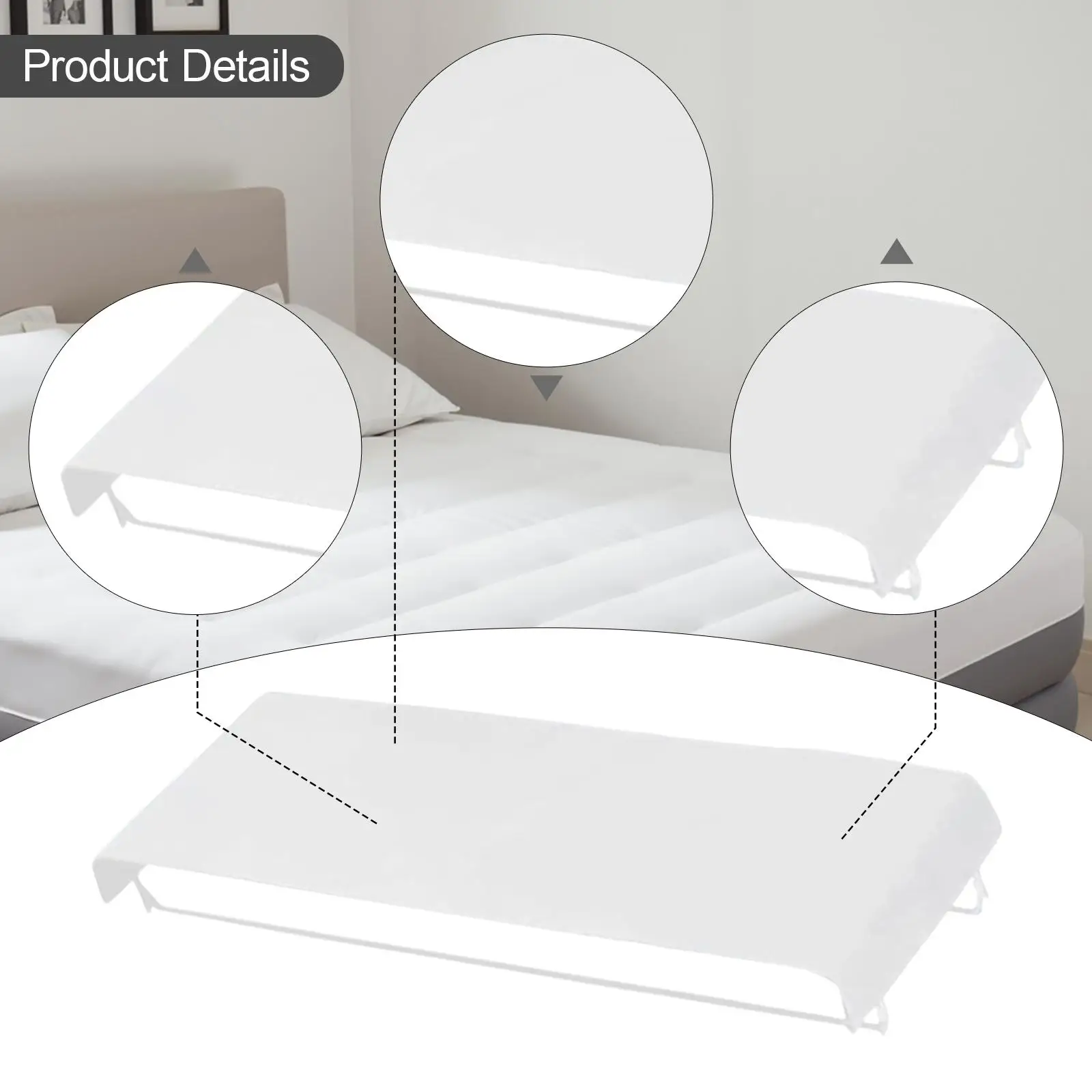 Adjustable Bed Bridge Strap Extra Long Polyester Gap Filler Mattress Connector for Bedroom Travelers view 4
