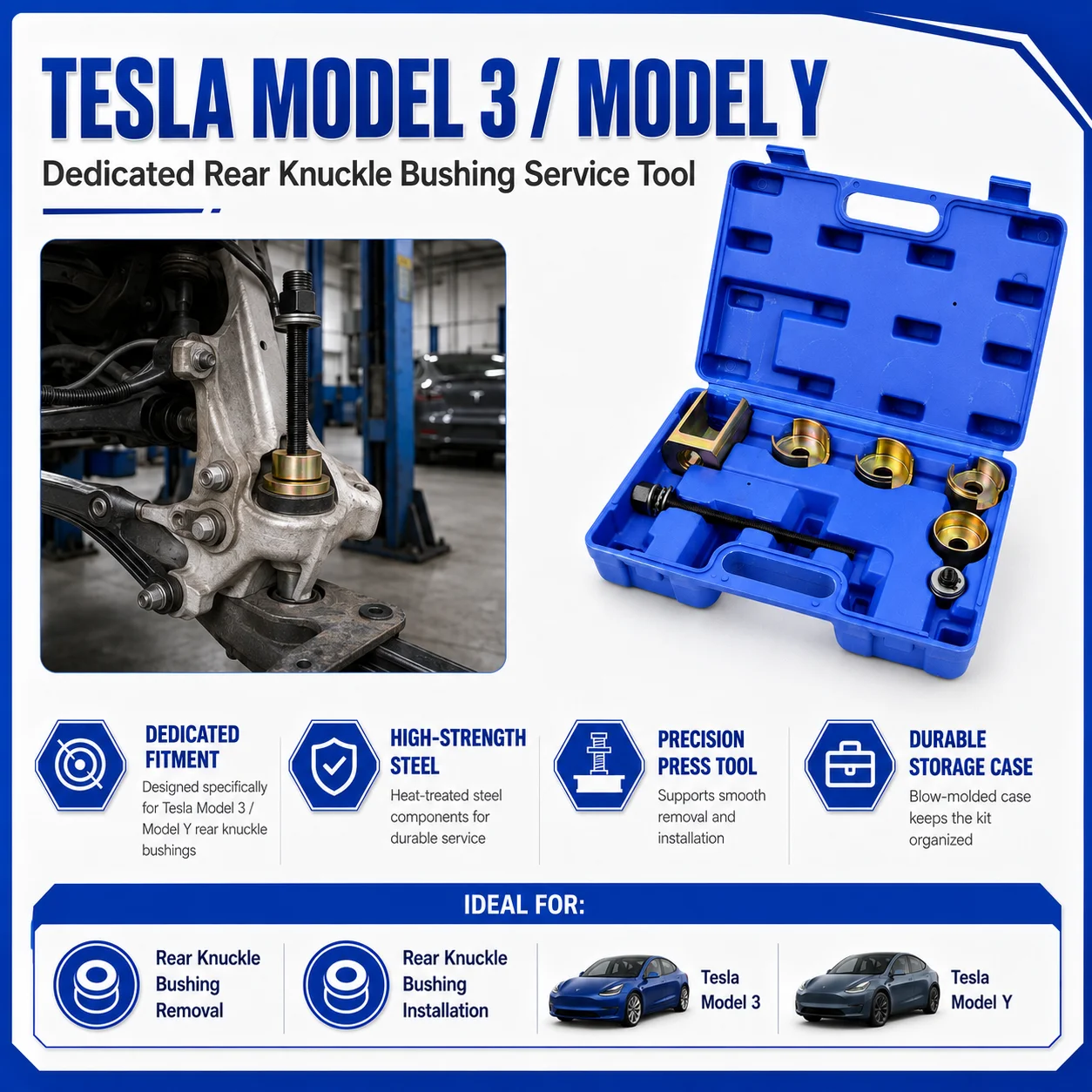 Model Kit Tool Set - Kit d'outils de pressage pour douilles