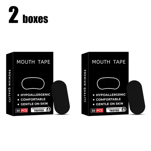 Anti Snoring Sleep Mouth Tape, Best Breathing Nasal Strips Medical Grade Improved Sleeping Snoring Relief - Image 7