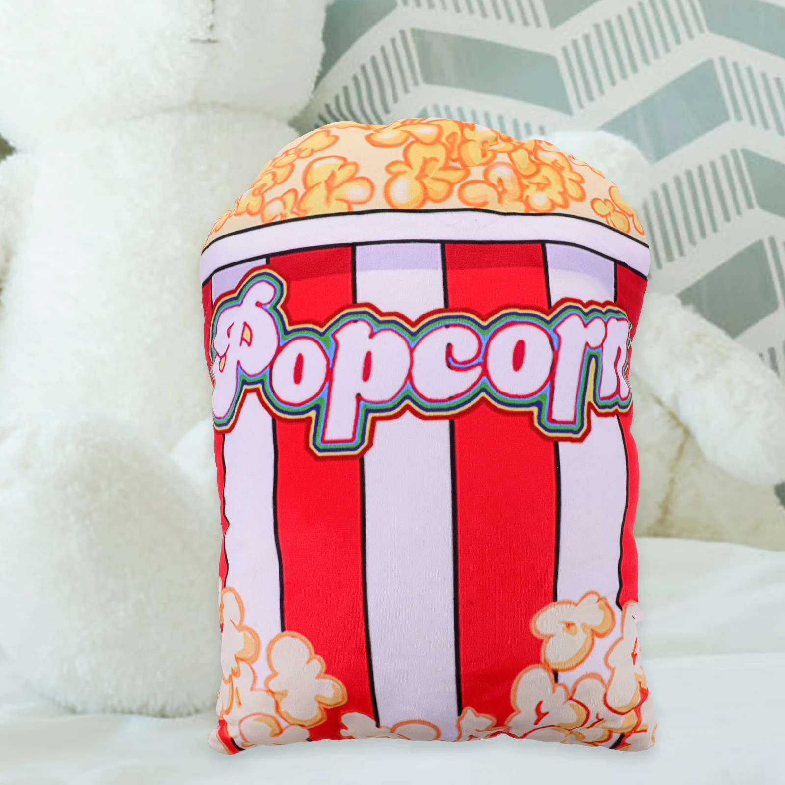 

Popcorn Pillow Sofa Waist Cushion Decorative Throw Cartoon Pillows Supple Cushion Household Pillow Office Stuffed Hugging