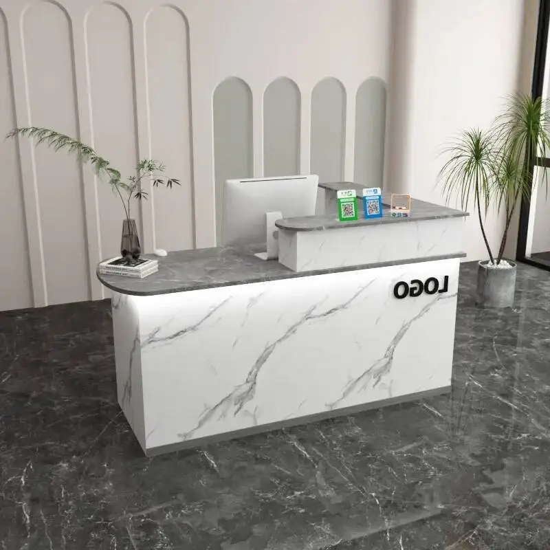 

Japanese Desks Display Reception Counter Cabinet Luxury Reception Desks Checkout Counter UniversalEmpfangtheke Trendy Furniture