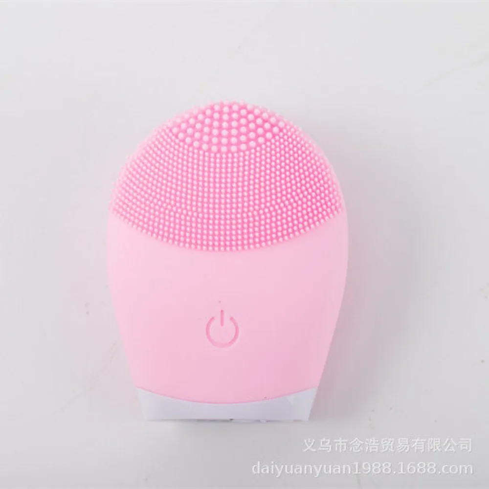 New Electric Face Wash Meter Mini Silicone  Cleanser Cleaner Vibrating Wash Brush Beauty Meter