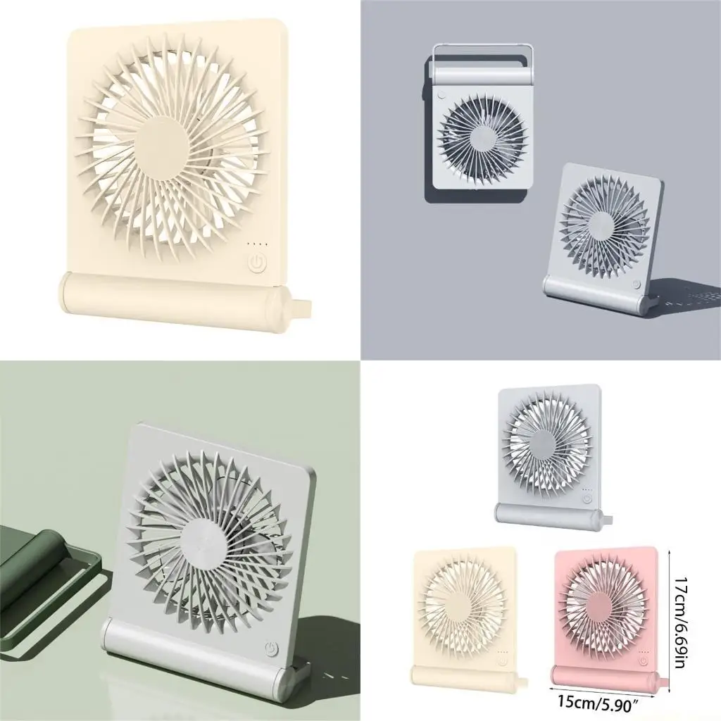 

D0AB USB-настольный вентилятор Маленький, но мощный портативный тихий настольный электрический вентилятор для охлаждения