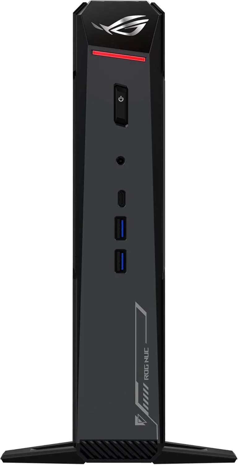جديد! NASUS ROG NUC (2025) Intel Core Ultra 7 NVIDIA GeForce RTX 5060، 32 جيجابايت DDR5 RAM 1 تيرابايت تبريد ثلاثي المروحة |   4K جاهز |   واي فاي 7 |
