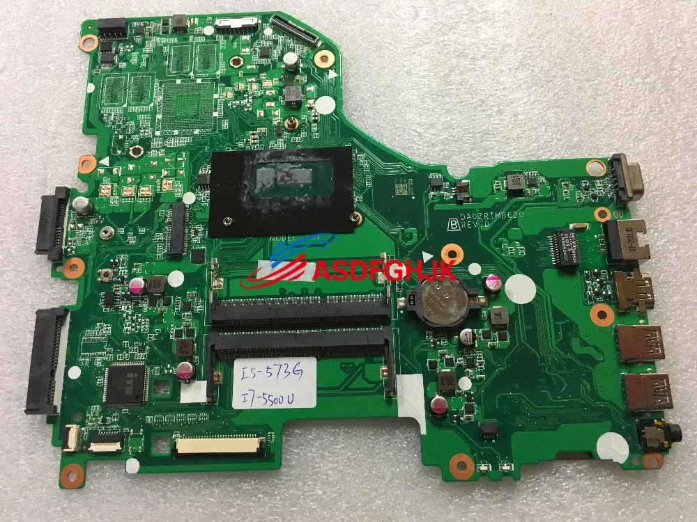 

DA0ZRTMB6D0 FOR Acer Aspire E5-573G Motherboard WITH I7-5500U 100% TESED OK