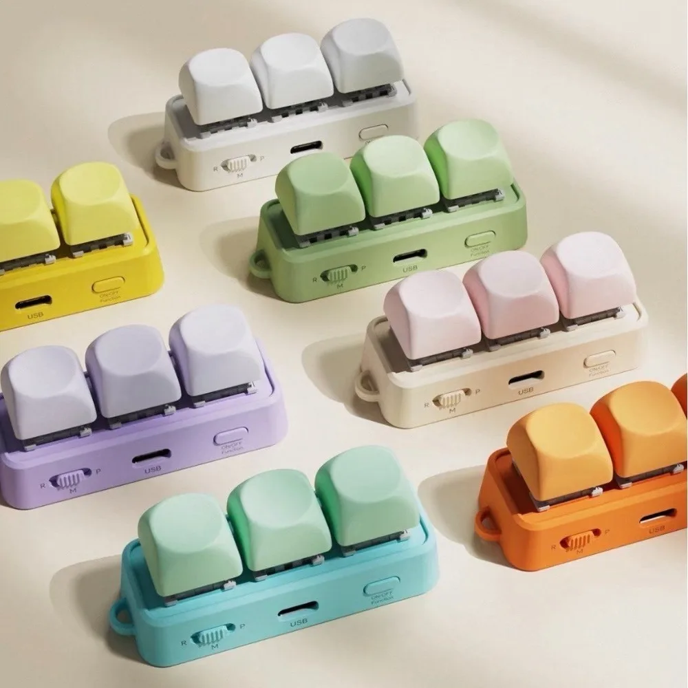 

Hanlinyue Free3 Mini Keyboard RGB E-book Page Turner Portable Bluetooth Wireless Hot Swap for Tablet/Phone/Reader PC Accessories