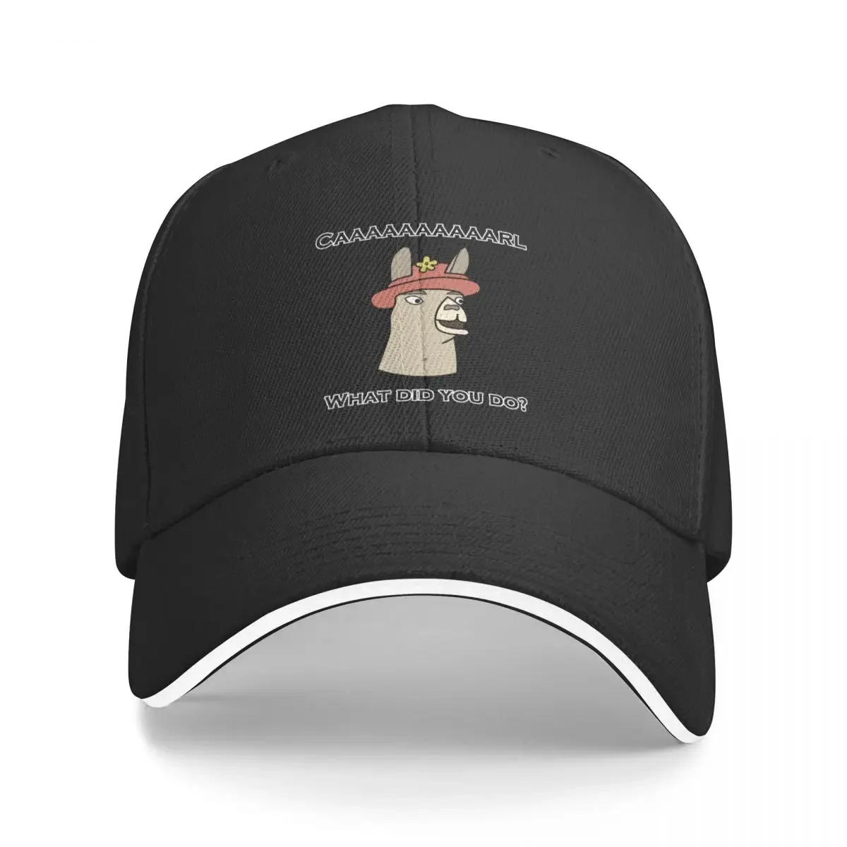 

Llamas with Hats - Caaaaaaaaaarl! What did you do Baseball Cap Hat Luxury Brand New Hat Luxury Brand Women's Men's