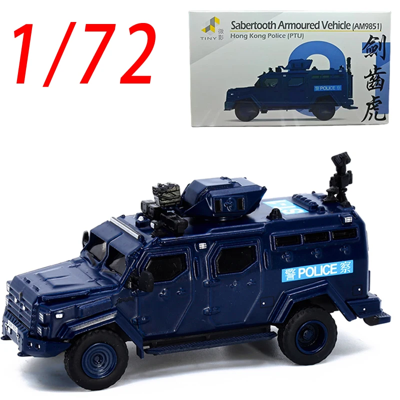 

Diecast 1/72 Size Hong Kong Police Car Model Sabertooth Armoured Vehicle Alloy Car Model Toys for Boys Collection Display Gift