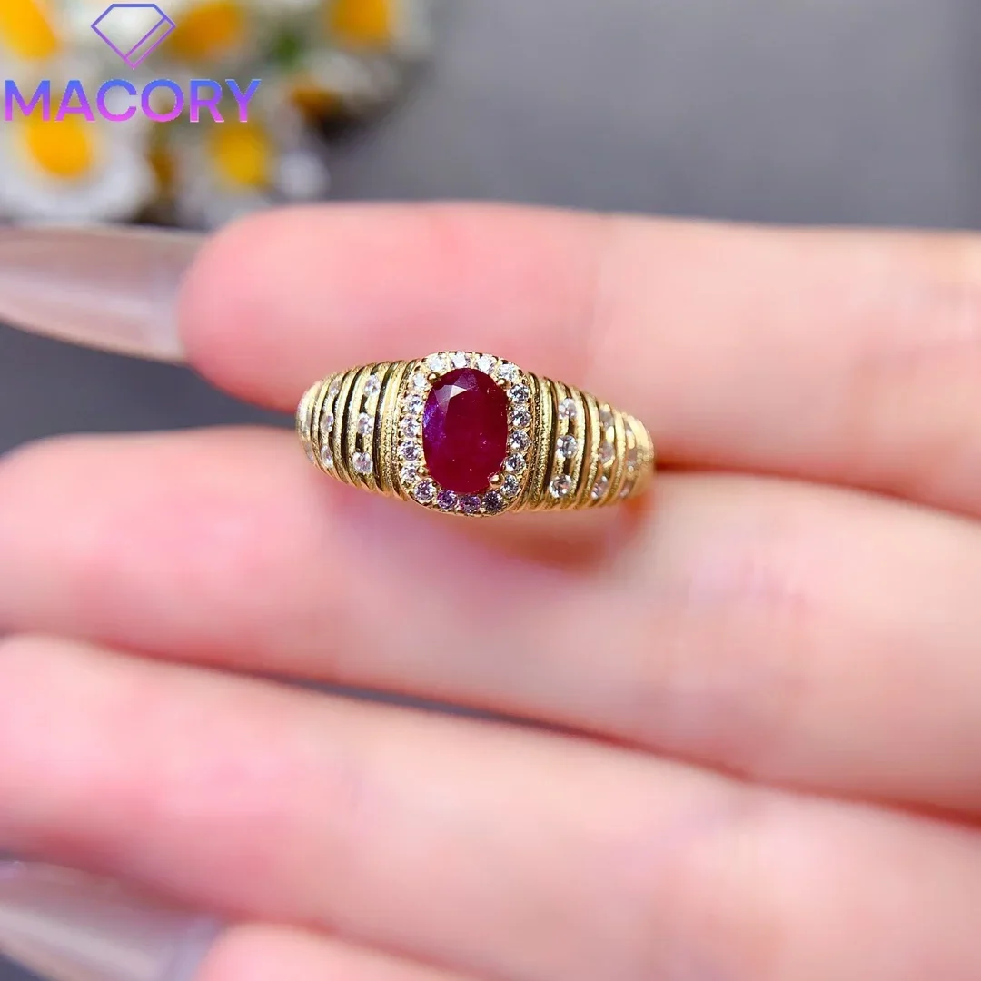 Engagement red gem ring female luxury silver 925 jewelry luxury brand replica female free delivery gem dating essential.