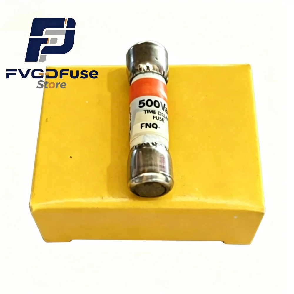 10PCS OEM FNQ6/10 0.6A 500VAC Time‑Delay Midget 5AG Supplemental Fuse