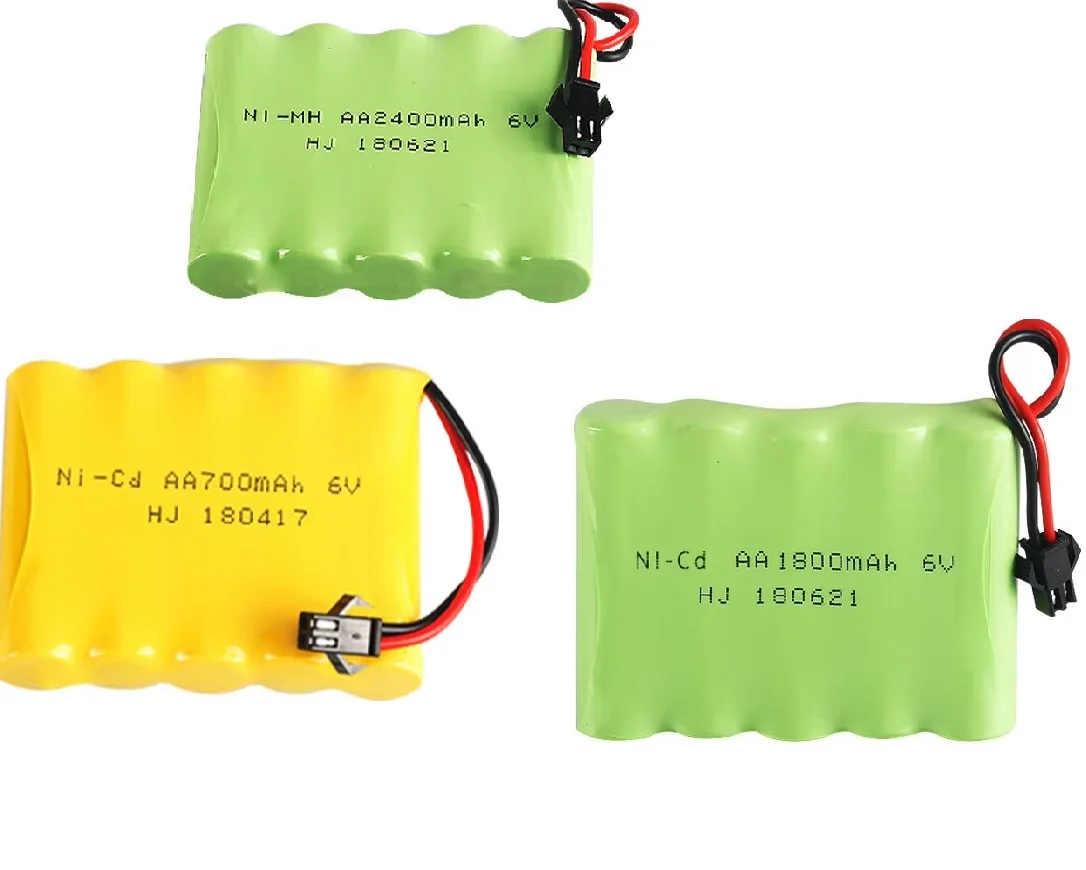 RC Truck RC car RC tank RC boat 6V 700mah/1800mah/2400mAh Ni-MH rechargeable AA battery 70*50*14mm