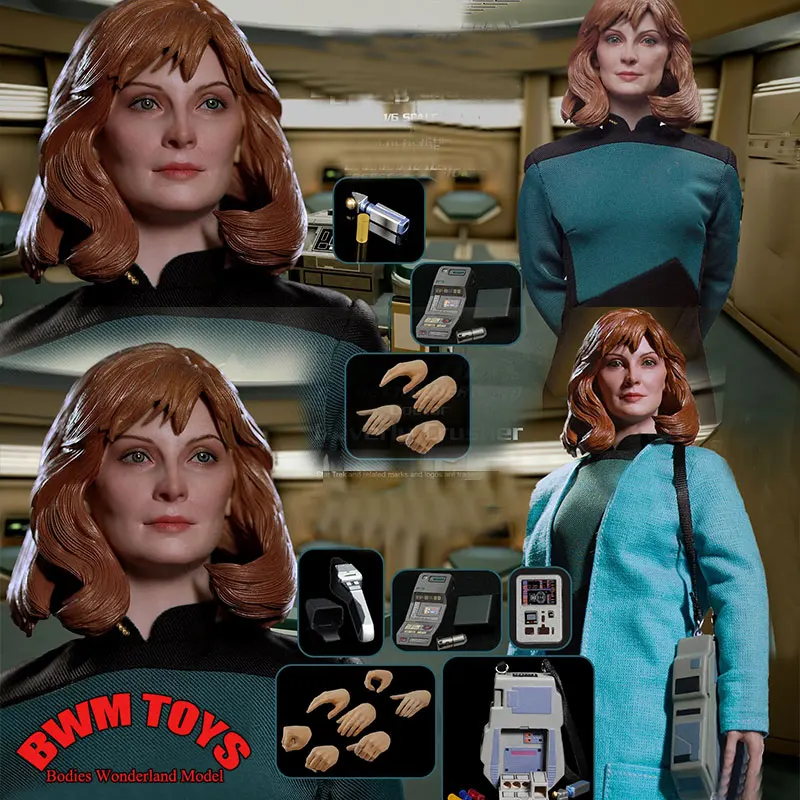 

In Stock 1/6 Scale Female Soldier Beverly Doctor Classic Acience Fiction Movies 12Inches Action Figure Doll Collection