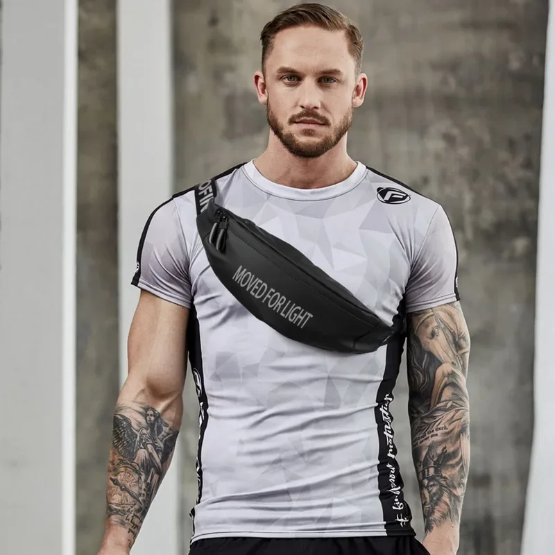 2024 New Fanny Pack Waterproof Money Belt Bag Men Women Sport Belt Male Waist Bags for Phone Travel Luxury Brand Wallet