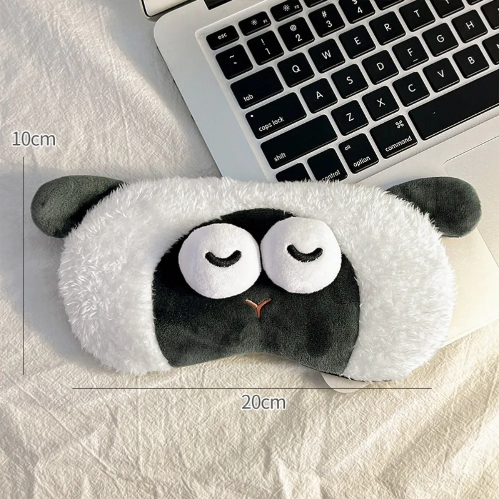 Милая мультяшная маска для сна, мягкая, приятная для кожи, дышащая, светонепроницаемая, для путешествий и отдыха