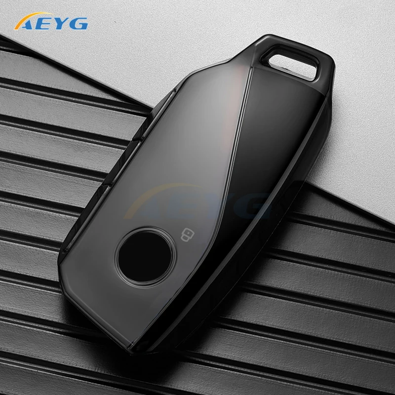 TPU Car Key Case Cover Shell Fob For for BMW Series 7 735i 740Li X7 X1 U11 2023 I7 G07 LCI XM 2023 Key Chain Accessories