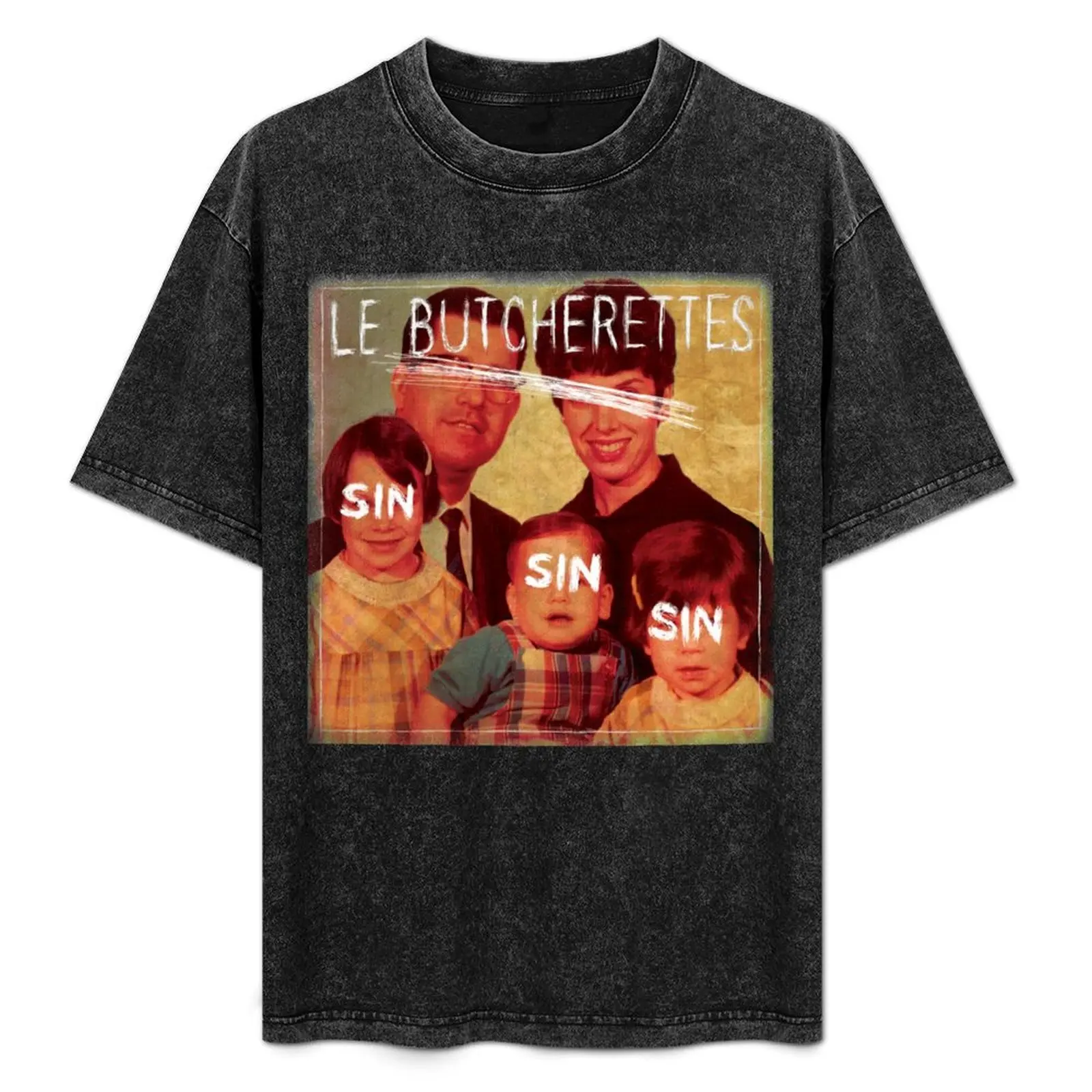 

Футболка Sinsinsin с модным принтом и короткими рукавами