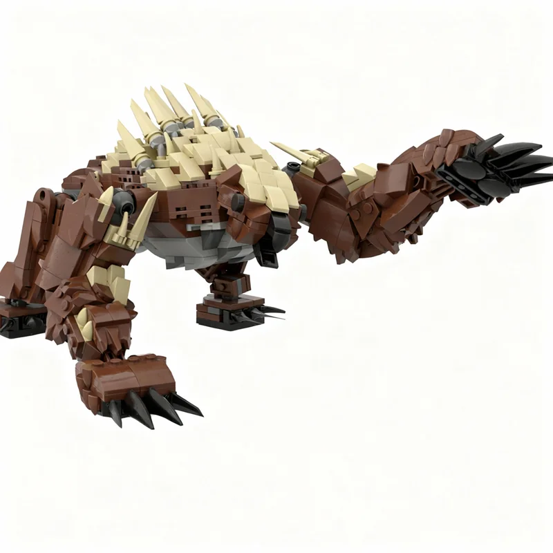 

654pcs MOC Echidna Owlbear Model Building Blocks Construction Toy Christmas Gifts DIY Creative Idea Education Birthday Assemble