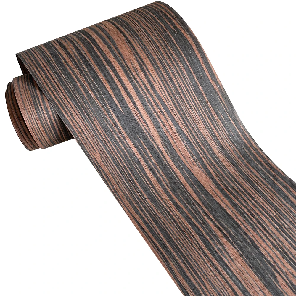 Engineered Ebenholz Holz Furnier Panel hand gefertigte DIY Lautsprecher dünnes Holz Massiv gitarren boden Möbel Renovierung Haut – Detail 2