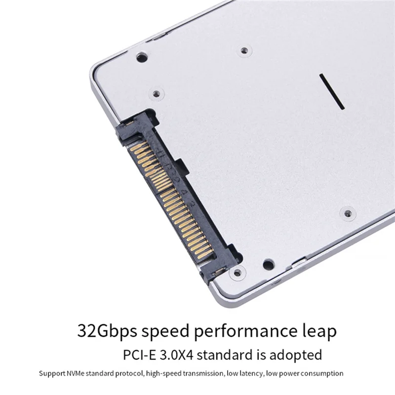 M.2 SSD Ke Kartu Adaptor U.2 M.2 Nvme NGFF SSD Ke PCI-E U.2 SFF-8639 PC-E3.0X4 M2 Konverter Adaptor untuk 2230/2260/2280