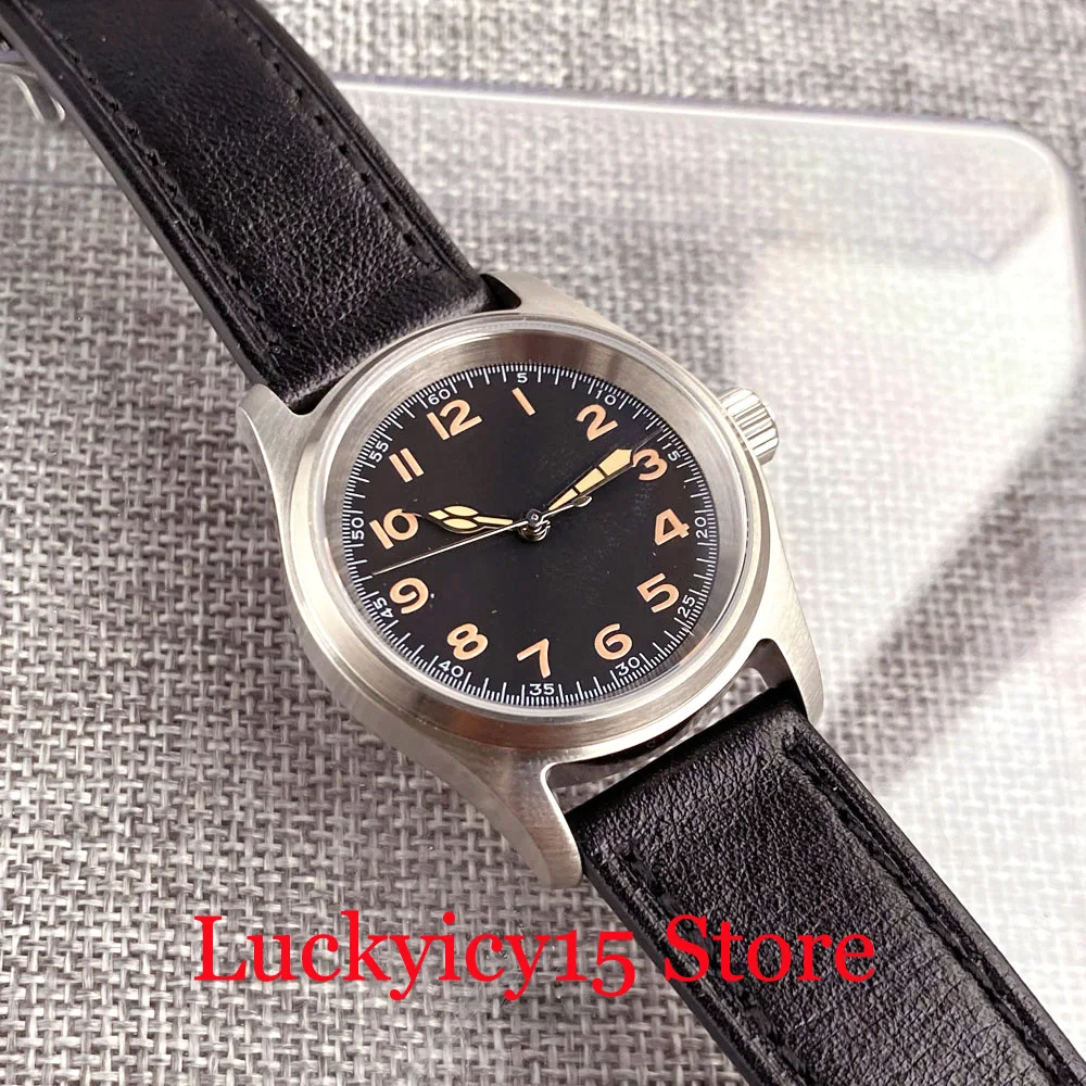 200M Waterproof Tandorio Small 36mm Polit Watch Lume Dial Automatic Japan NH35A PT5000 Men Watch Sapphire Glass Screwdown Crown