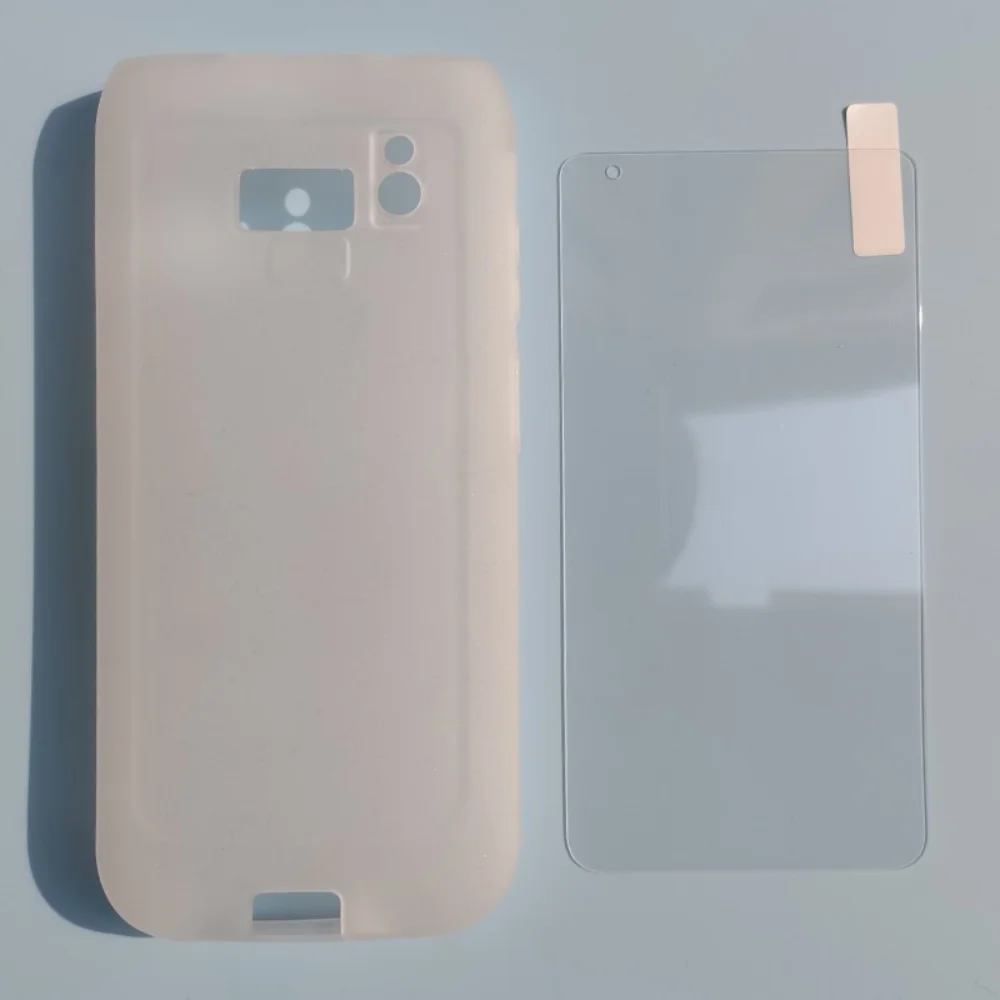 Funda protectora de piel a prueba de arañazos, correa de muñeca de película de vidrio templado anticaída para Honeywell CT45 CT45XP CT40