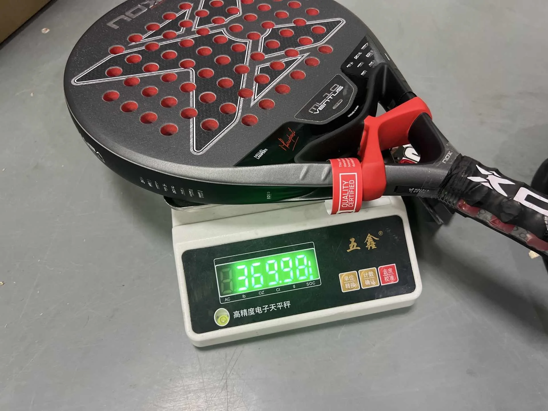 NOX AT10 ML10 3K 12K 18K 2023-2026 Padel Racket Carbon Fiber Surface with EVA Memory Flex Foam Core Lightweight Padel Racquet
