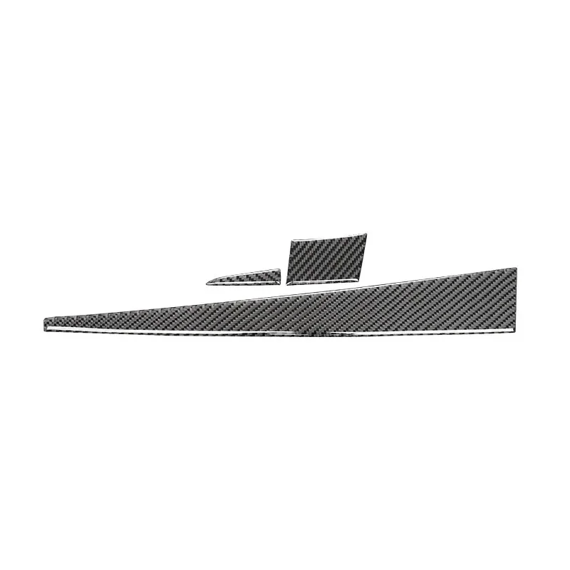 Car Storage Sticker Strips Glove Box Trim Cover Carbon Fiber For Mitsubishi Lancer EVO X MR 2008-2015 Auto Car Accessories 3