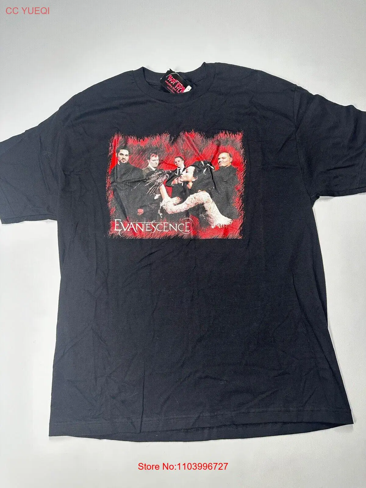 Vintage Evanescence American Rock Mens Large Band T-Shirt USA Grail Nice XL