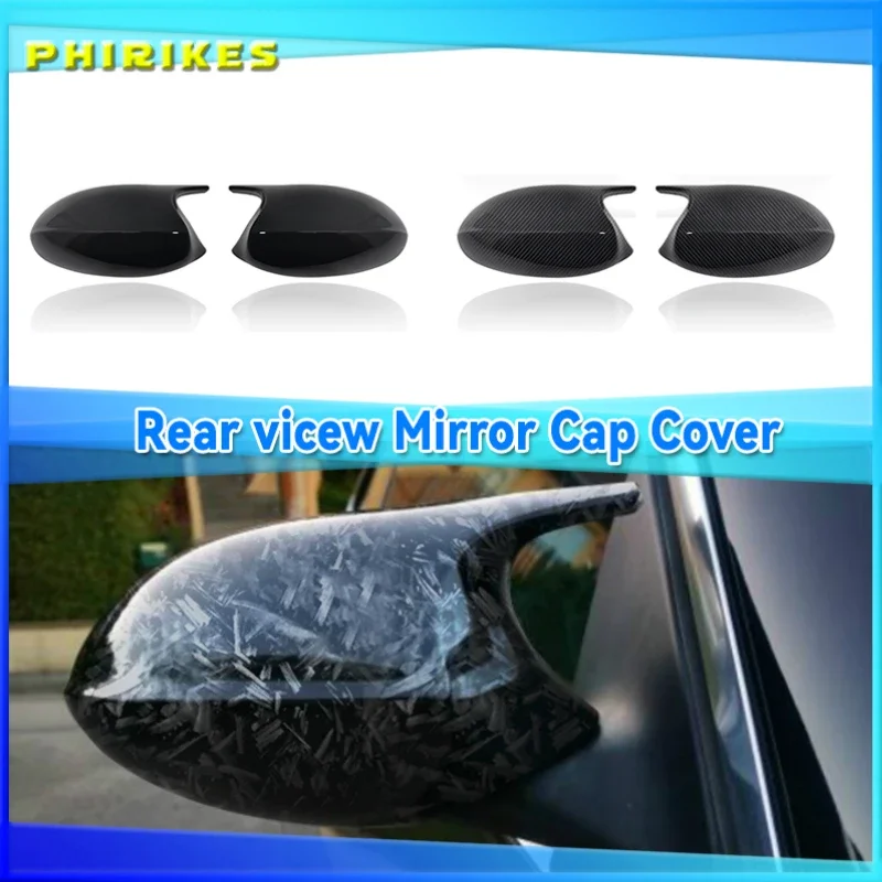 

E90 E91 Pre-LCI 2005-2007 black M3 Style Cover E81 E82 E87 E88 For BMW 3 Series E92 E93 Rear Mirror Cap 2006 2007 2008 2009