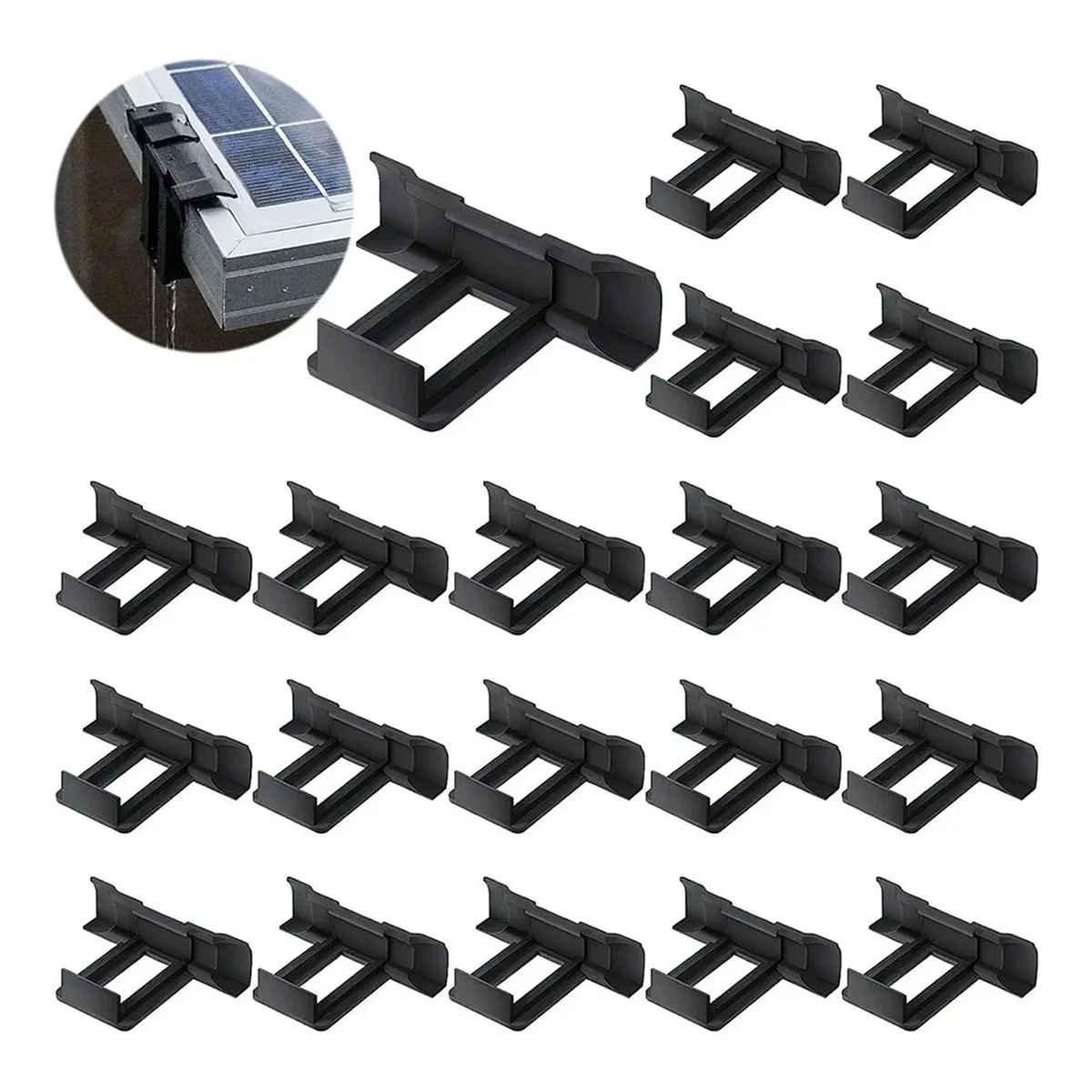 

Water Drainage Clips 50PCS 35mm Solar Panel Water Drainage Clips ASA Photovoltaic Panel