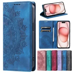 Wallet Luxury Phone Case For Samsung Galaxy A22 A32 A42 A12 A52 A72 A52s 5G M12 M22 M32 Leather Magnetic Flip Cover Totems Coque