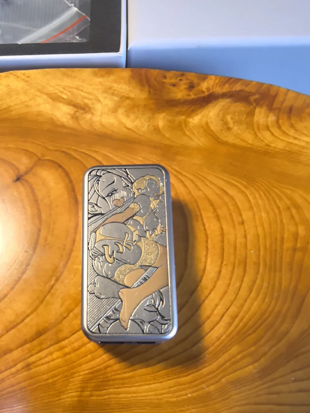 Used edc bigdan ICB three-stage push brand titanium alloy body brass brass patch