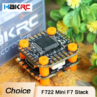 HAKRC F722 V2 mini Stack F722 Mini Flight Controller Dual BEC W/ 35/40/60/65A 4in1 ESC DShot150/300/600/1200 PWM for FPV Drone