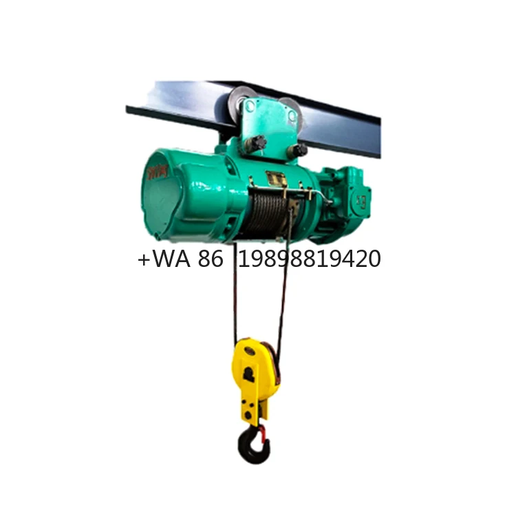 Phase Electric Wire Rope Hoist with Remote Control Metal Construction IP55 Protection New Hot Sale 1 Ton 3 Ton 5 Ton 3