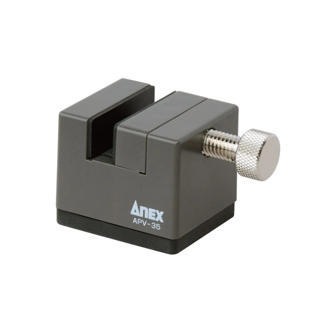 

Мини-тиски ANEX APV-35 с нескользящей эластомерной основой и резиновыми губками 35 мм для ремонта часов, изготовления ювелирных изделий, фиксации мелких деталей