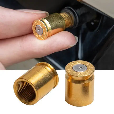 Copri stelo valvola in ottone, set da 4 pezzi/2 pezzi, copri stelo valvola universale per pneumatici automobilistici, camion, moto