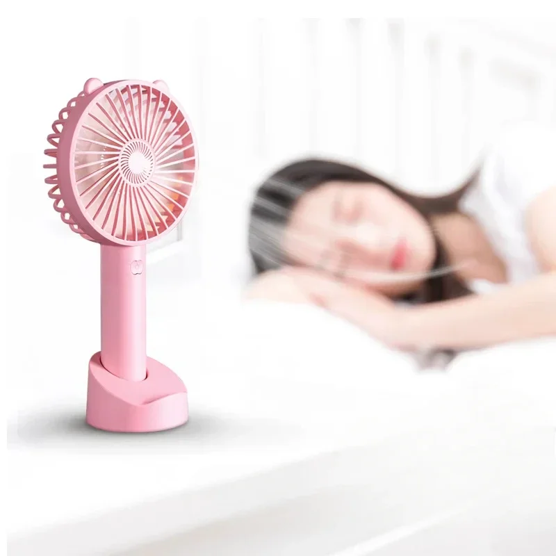 

Mini Handheld Fan Outdoor Mini Creative Desktop Office Mute Charging Portable Handheld Fan Portable Mini Fan