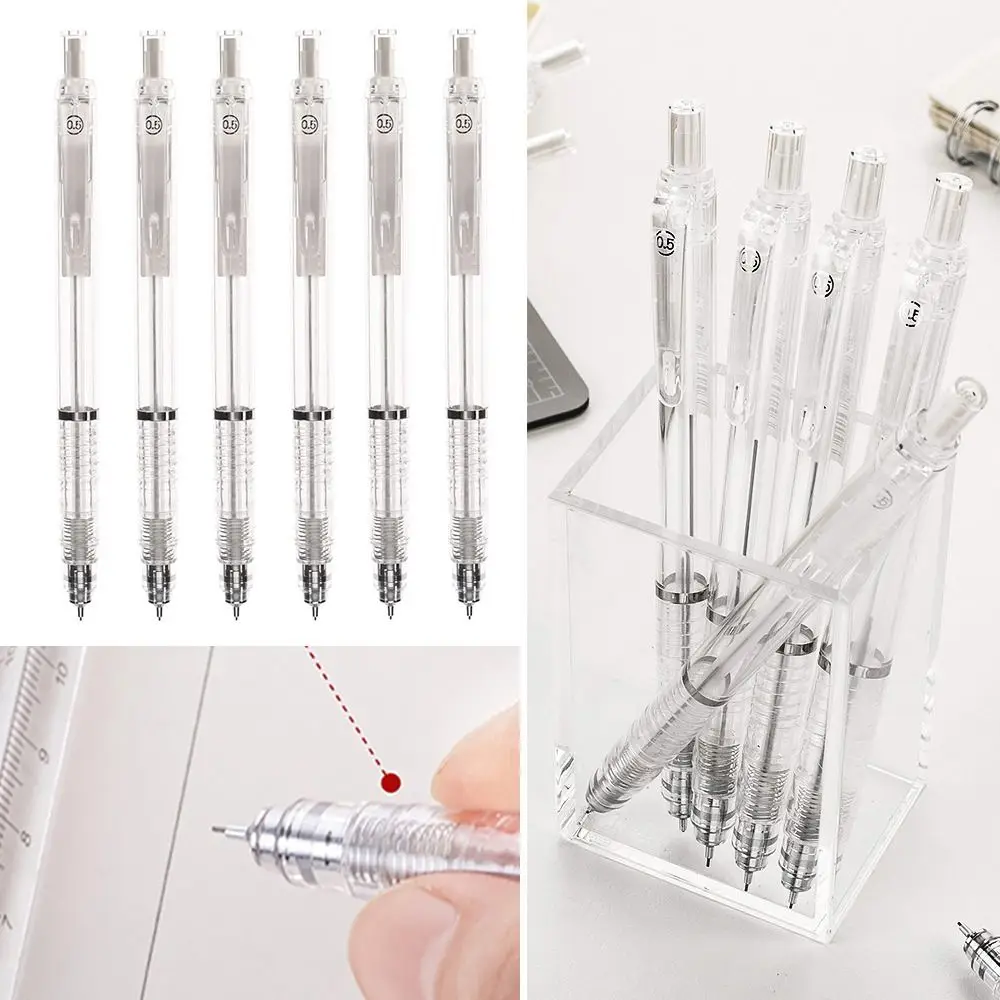 Simple Automatic Mechanical Transparent Pencil 0.5MM/0.7MM Plastic Drawing Special Pencil Office School Writing Art Supplies