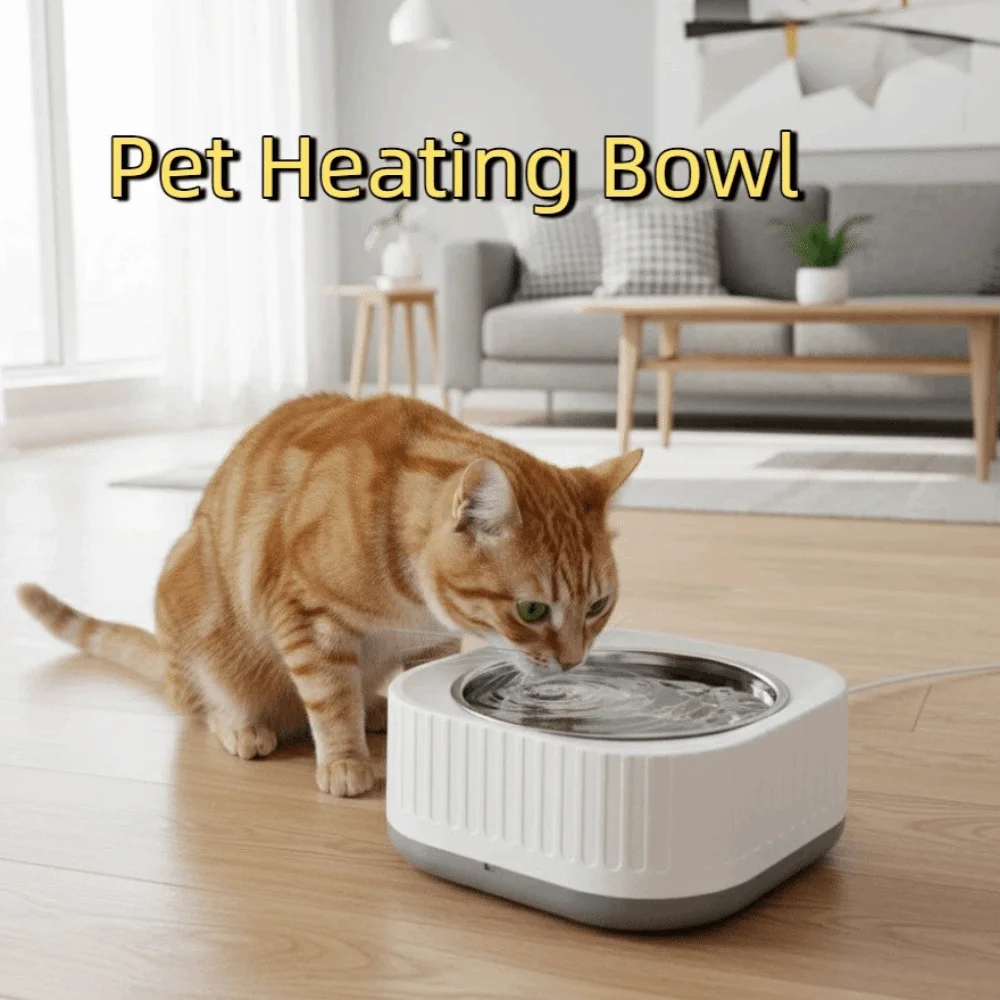 

Intelligent Pet Heating Bowl Detachable Constant Pet Thermostatic Water Fountain Automatic Noiseless Cat Water Dispenser