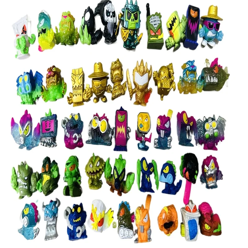 정품 루즈 스톡 보물 찾기 외계인 해적선 몬스터 보물 해골섬 액션 피규어 어린이 장난감 생일 선물