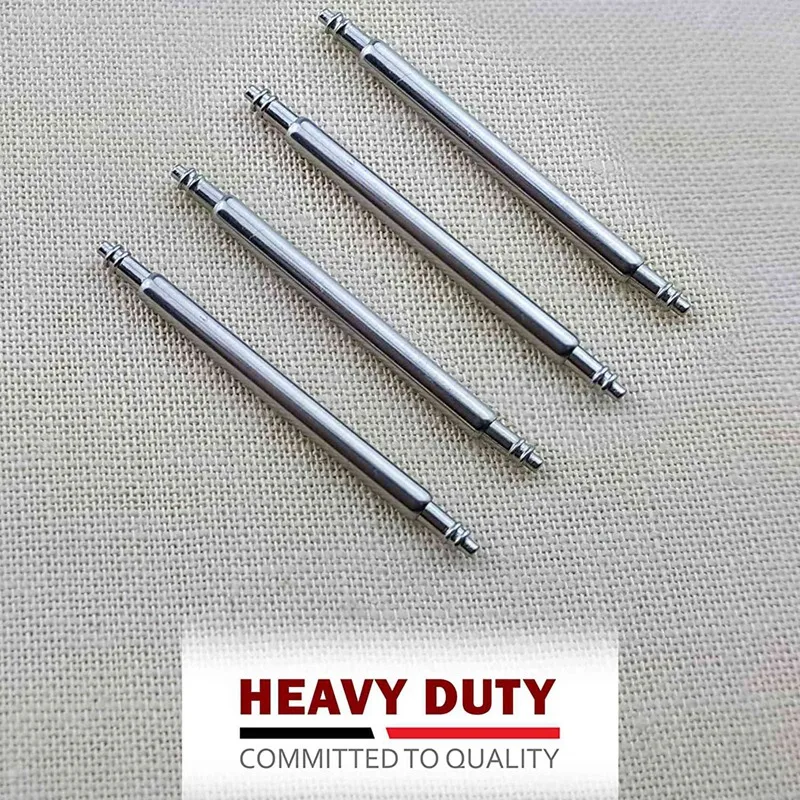 4PCS Heavy-Duty Watch Strap Pins, Suitable For Traditional And Smart Watches 1.45Mm Thick Rust-Proof Replacement Pins