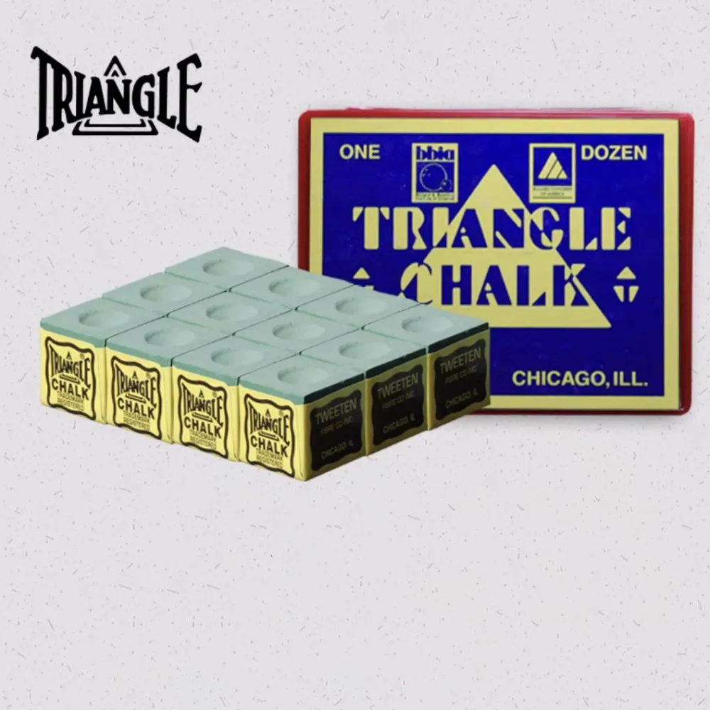 Original Triangle Premium Quality Billiard Snooker Pool Chalk (Dry,Medium, Oil)