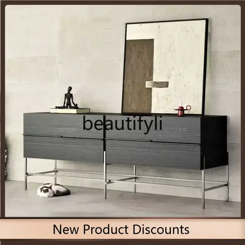 

Asmt56 French light luxury solid wood entrance entrance cabinet American medieval TV cabinet wall decorative cabinet