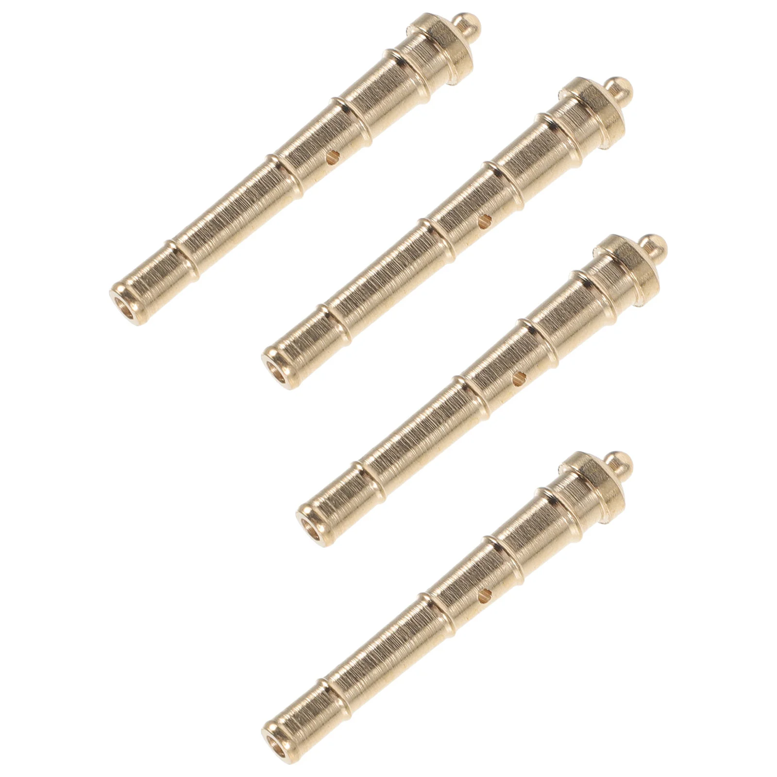 4 Pcs Sailing Model Mini Accessories Miniature Barrels Metal Sailboat