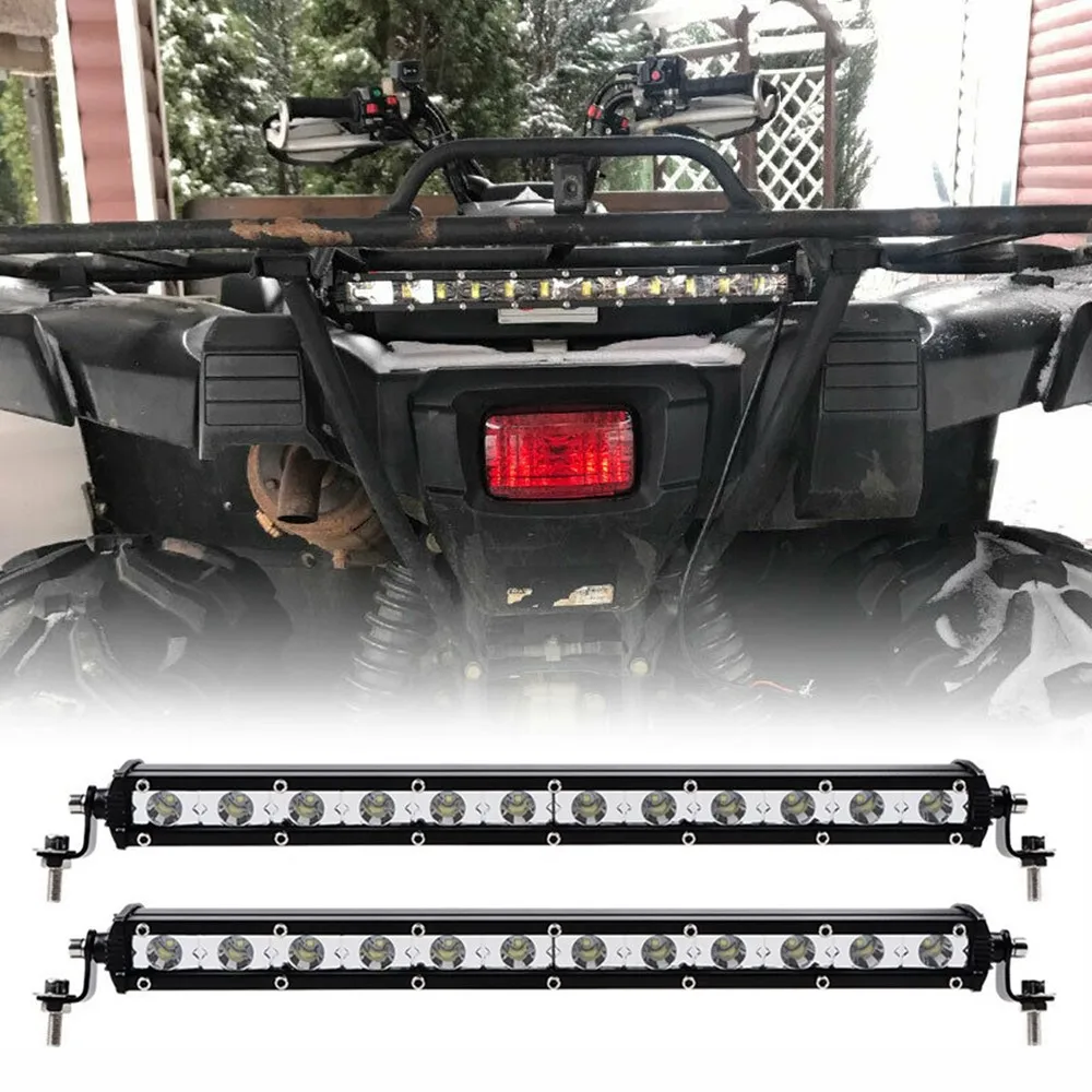 

2pc Car 13Inch 36W Slim LED Light Bar Offroad Single Row For Jeep ATV UTV UTE Truck 4x4 4WD Motorcycles Accessories