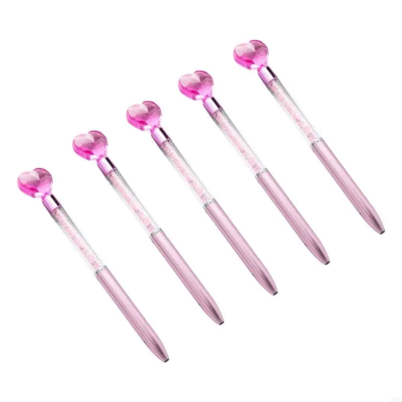 203b 5 ПК с гладкой подписью ручки 1,0 мм в форме сердца в форме шарика