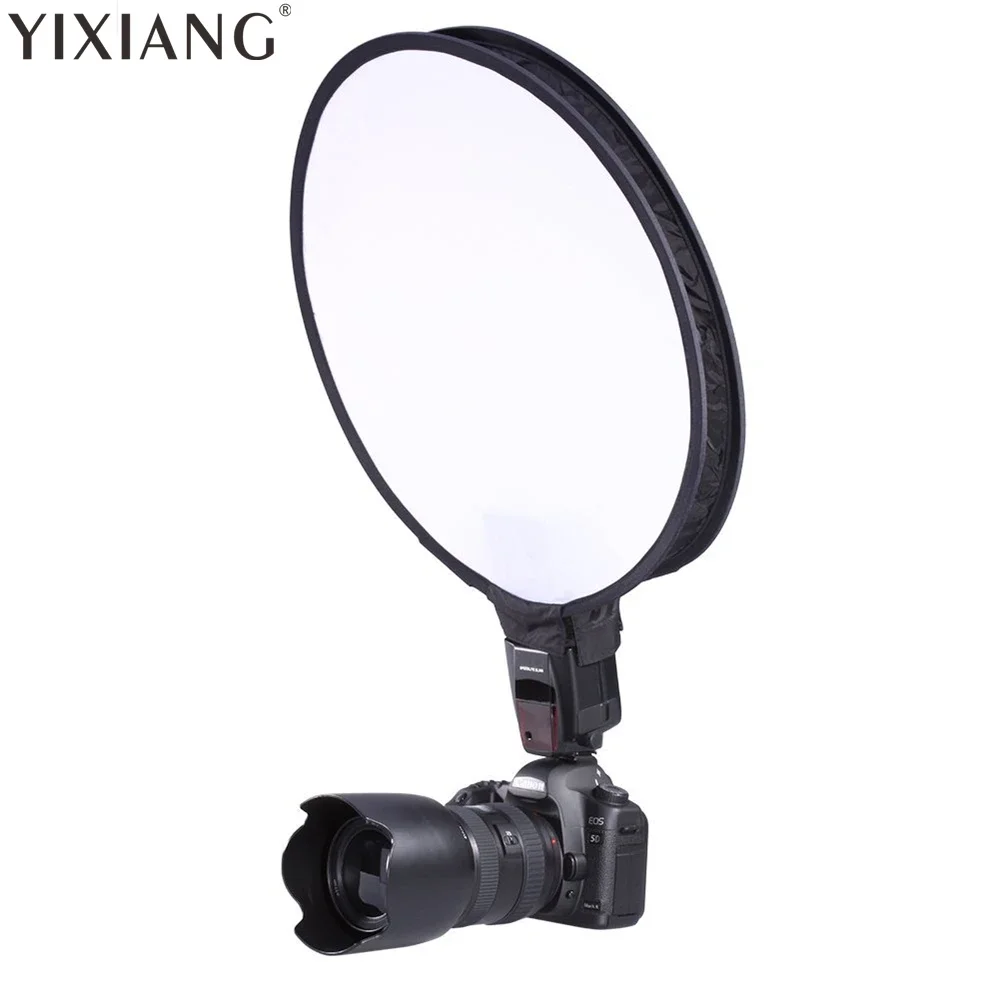 30cm Portable Mini Round Studio Softbox Photography Flash Diffuser Softbox for Canon Nikon Sony Yongnuo Speedlite