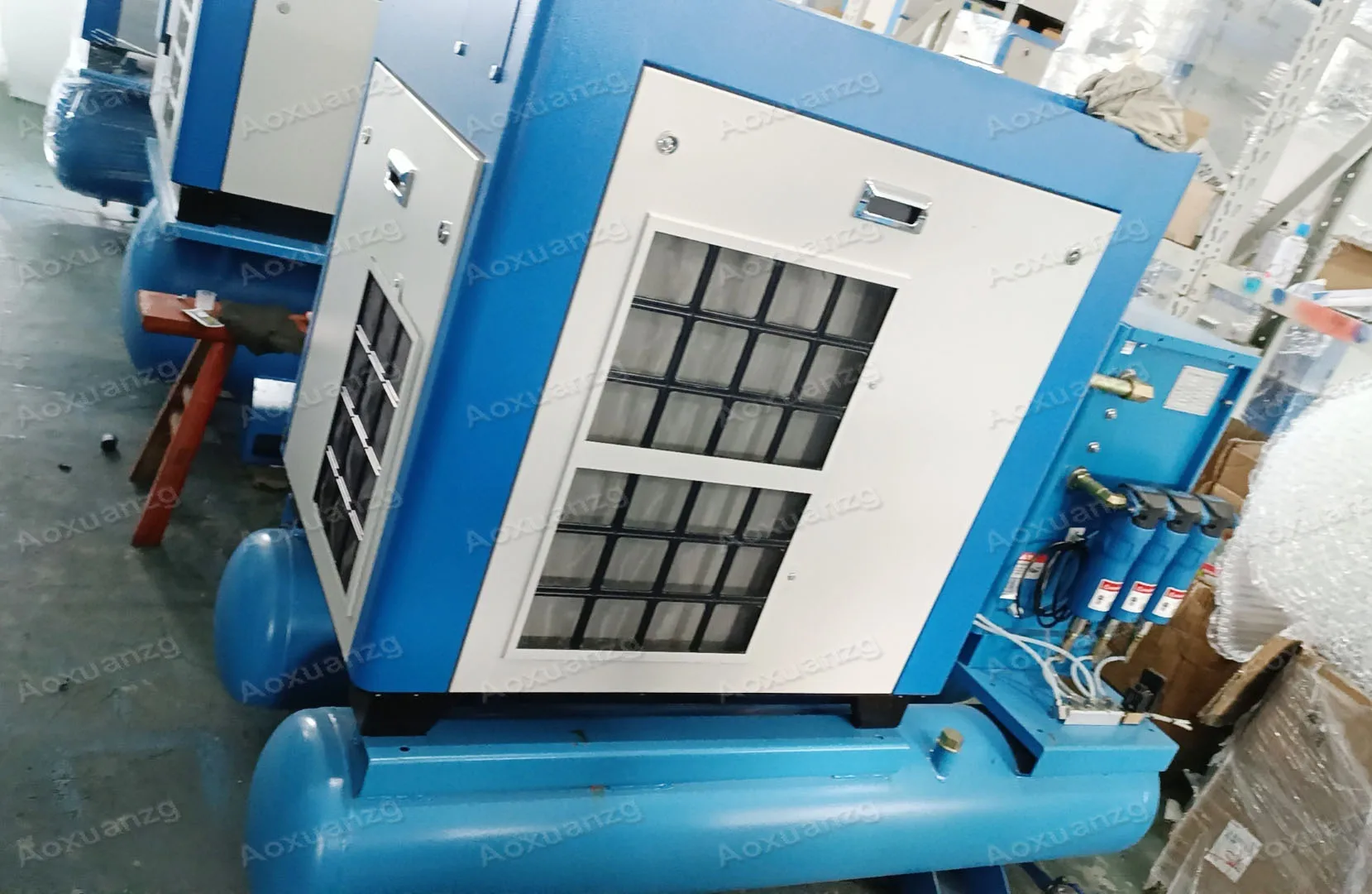 15KW-16BAR Schraubenluftkompressor für Laserschneidmaschine All-In-One-Luftkompressor