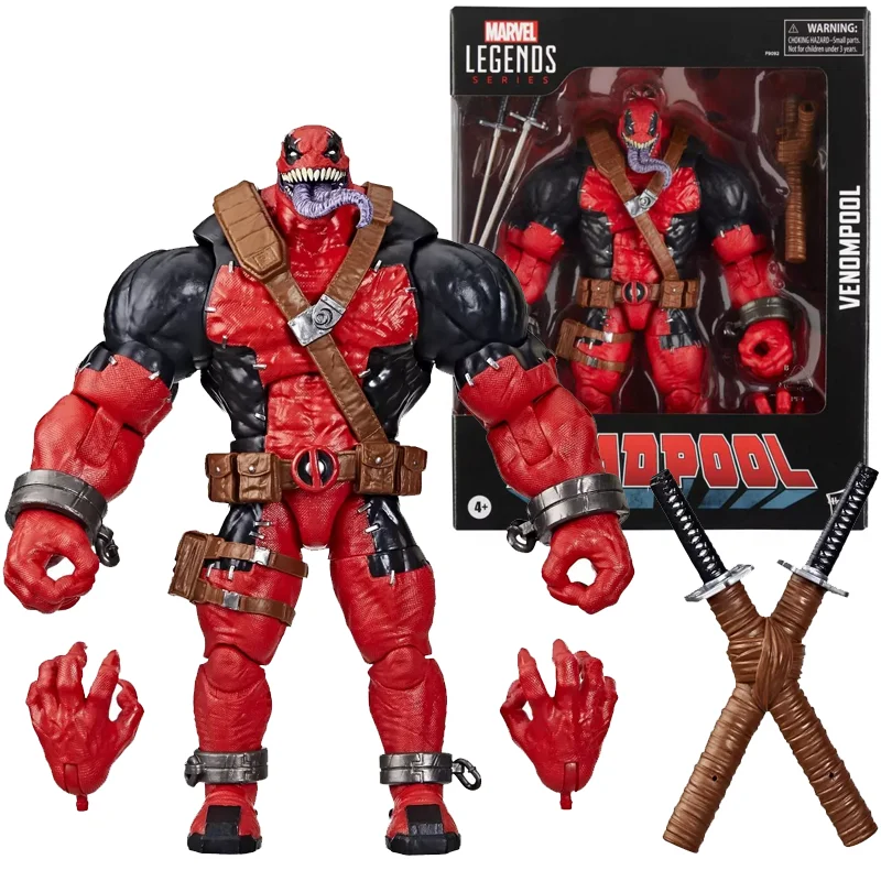 Hasbro Original Marvel Legends Venom Deadpool Anime Action Figure Toys For Boys Girls Kids Children Birthday Gifts Collectible